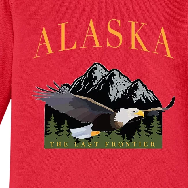 Last Frontier Bald Eagle Alaska Baby Long Sleeve Bodysuit