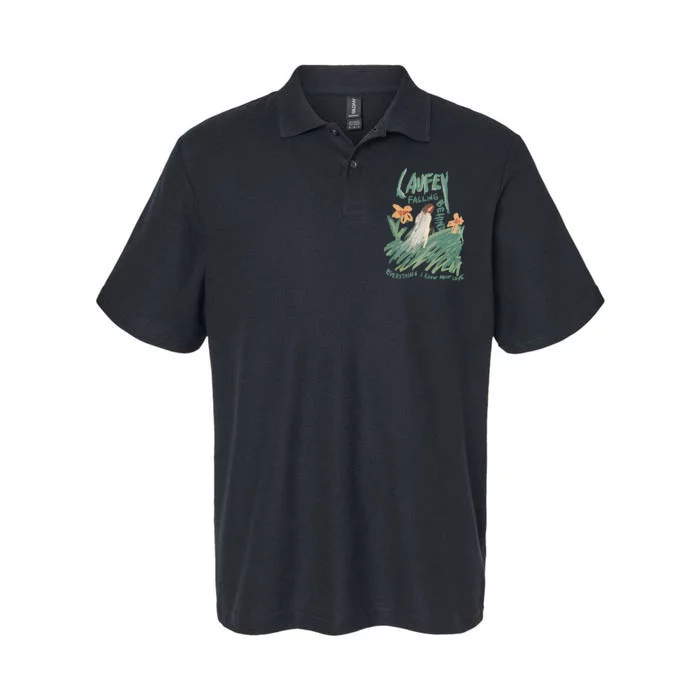 Laufey Falling Behind Everything I Know About Love Softstyle Adult Sport Polo