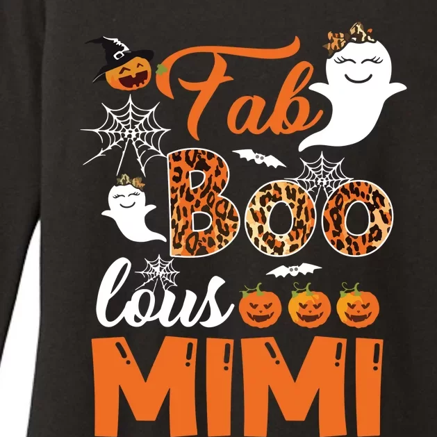 Leopard Fab Boo Lous Mimi Spooky Mimi Halloween Costume Gift Long Sleeve Womens CVC Long Sleeve Shirt