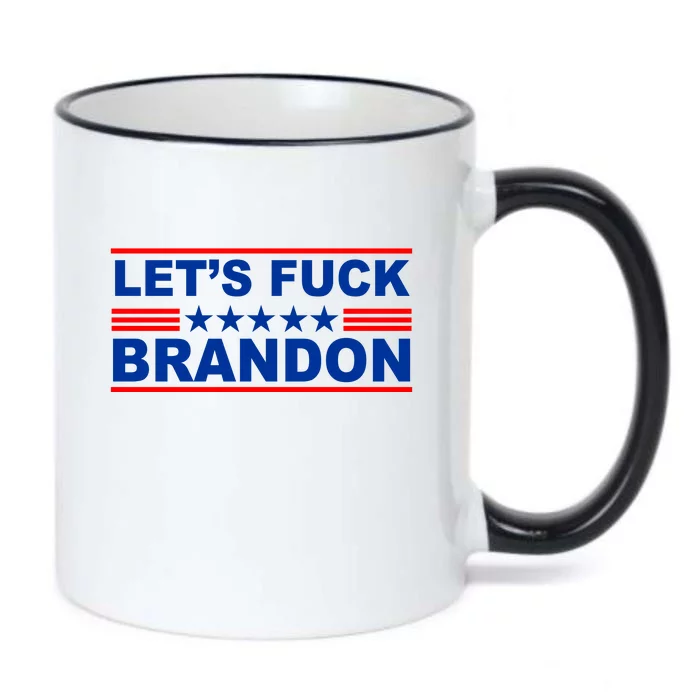 Let's F Brandon LGB FJB Funny Black Color Changing Mug