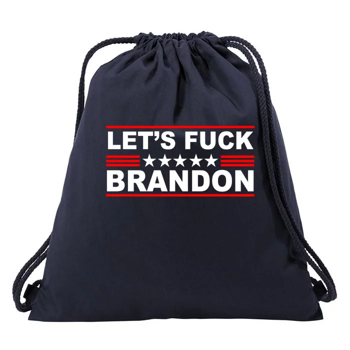 Let's F Brandon LGB FJB Funny Drawstring Bag