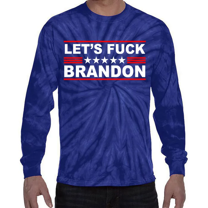 Let's F Brandon LGB FJB Funny Tie-Dye Long Sleeve Shirt