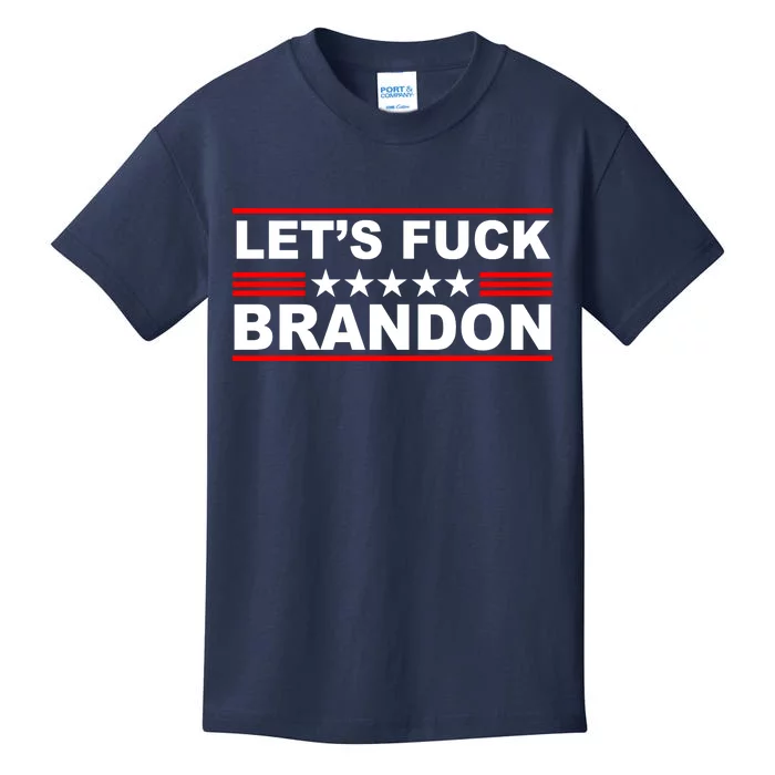 Let's F Brandon LGB FJB Funny Kids T-Shirt