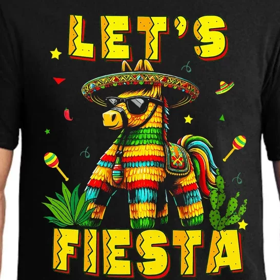 Lets Fiesta Cinco De Mayo Mexican Party Mexico Donkey Pinata Pajama Set