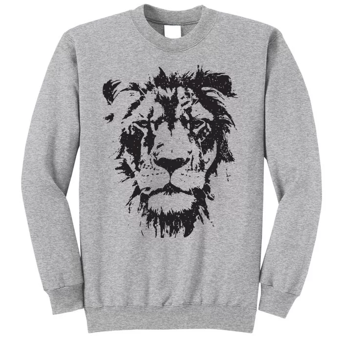 Lion Face Cool Zoo Animals Zoo Keeper Tall Sweatshirt