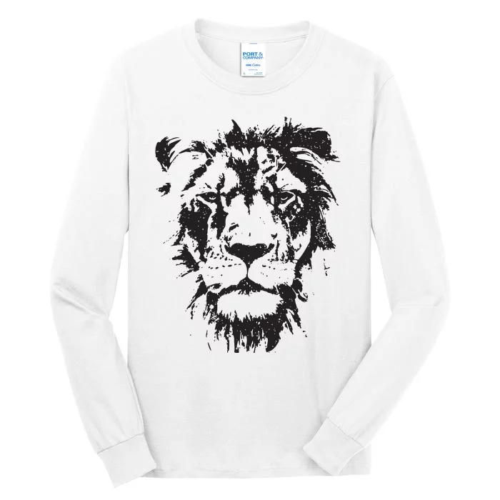 Lion Face Cool Zoo Animals Zoo Keeper Tall Long Sleeve T-Shirt