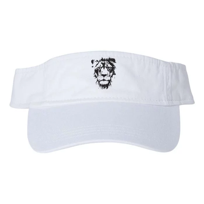 Lion Face Cool Zoo Animals Zoo Keeper Valucap Bio-Washed Visor