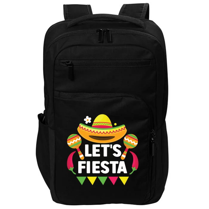 LetS Fiesta Cinco De Mayo Celebration Impact Tech Backpack