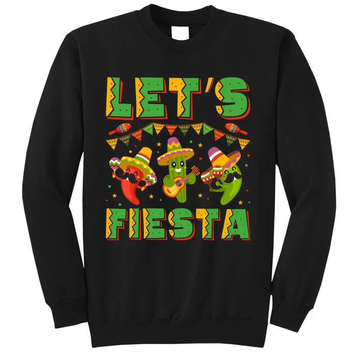 LetS Fiesta Cinco De Mayo Celebration Graphic Sweatshirt