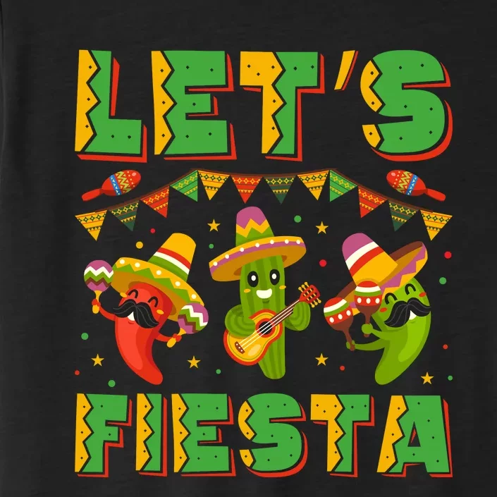 LetS Fiesta Cinco De Mayo Celebration Graphic ChromaSoft Performance T-Shirt