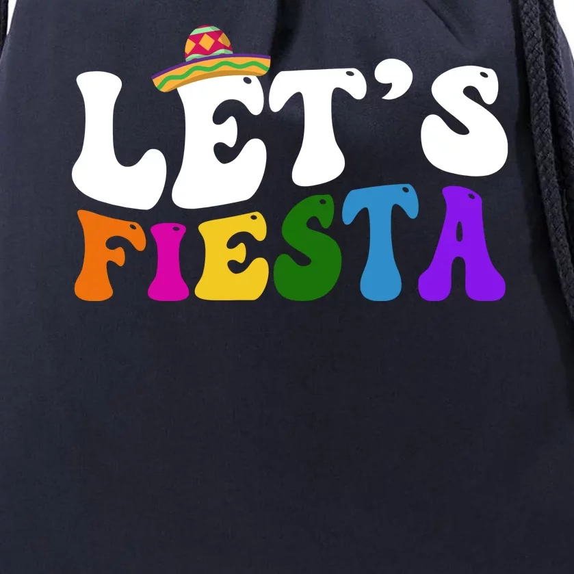 Lets Fiesta Cinco De Mayo Drawstring Bag