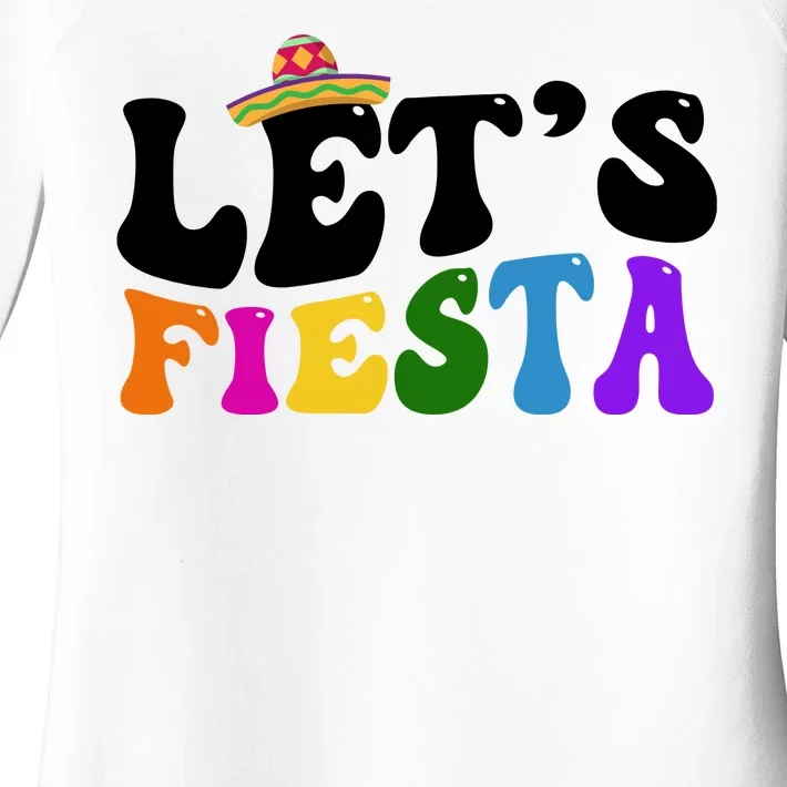 Lets Fiesta Cinco De Mayo Women's Perfect Tri Tunic Long Sleeve Shirt