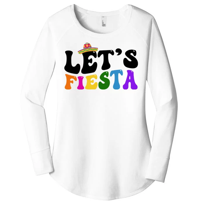 Lets Fiesta Cinco De Mayo Women's Perfect Tri Tunic Long Sleeve Shirt