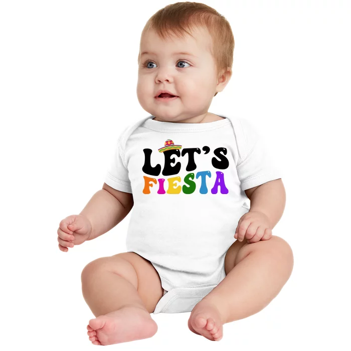 Lets Fiesta Cinco De Mayo Baby Bodysuit