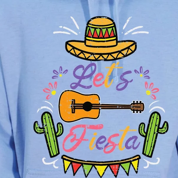 Let's Fiesta Cinco De Mayo Mexican Party Women Unisex Surf Hoodie