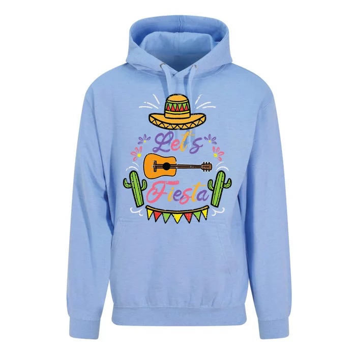 Let's Fiesta Cinco De Mayo Mexican Party Women Unisex Surf Hoodie