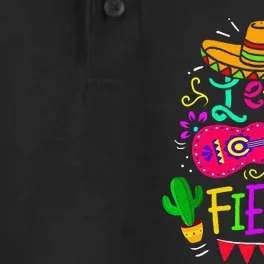 LetS Fiesta Cinco De Mayo Mexican Party Guitar Lover Dry Zone Grid Performance Polo