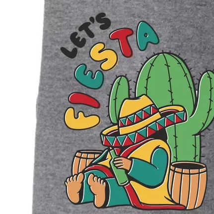 Let's Fiesta Cinco De Mayo Doggie 3-End Fleece Hoodie