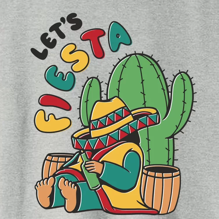 Let's Fiesta Cinco De Mayo Women's Crop Top Tee