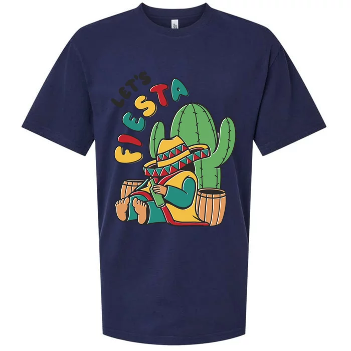 Let's Fiesta Cinco De Mayo Sueded Cloud Jersey T-Shirt