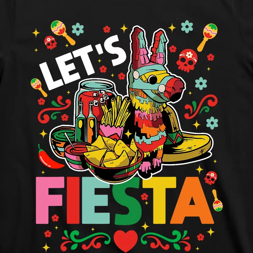 LetS Fiesta Cinco De Mayo Camisa Mexicana Hombre T-Shirt