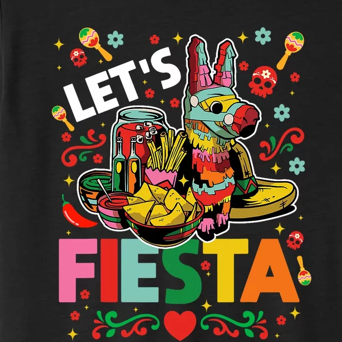 LetS Fiesta Cinco De Mayo Camisa Mexicana Hombre ChromaSoft Performance T-Shirt