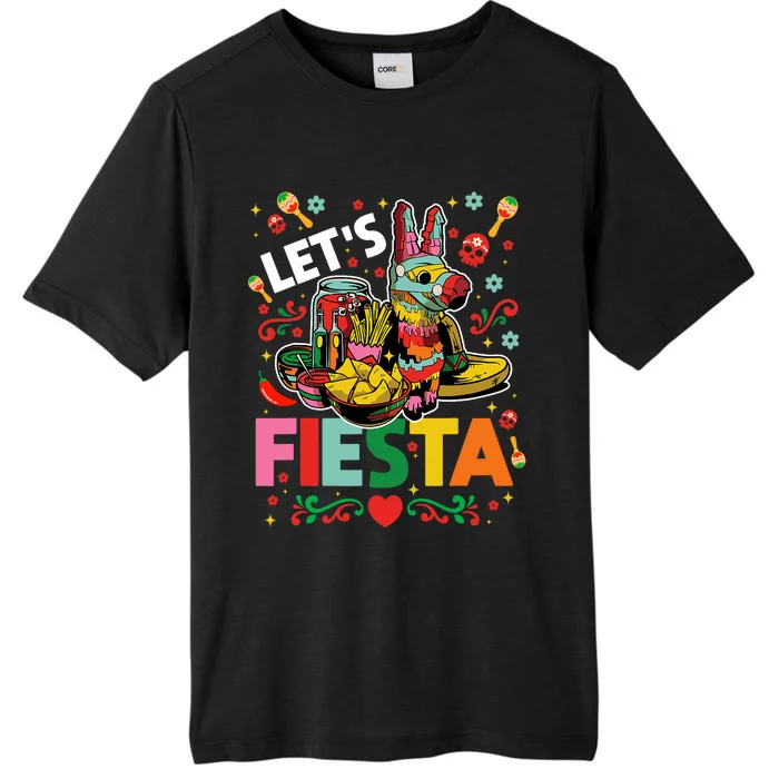 LetS Fiesta Cinco De Mayo Camisa Mexicana Hombre ChromaSoft Performance T-Shirt