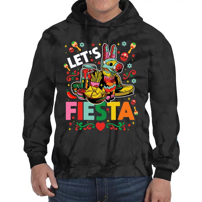 LetS Fiesta Cinco De Mayo Camisa Mexicana Hombre Tie Dye Hoodie