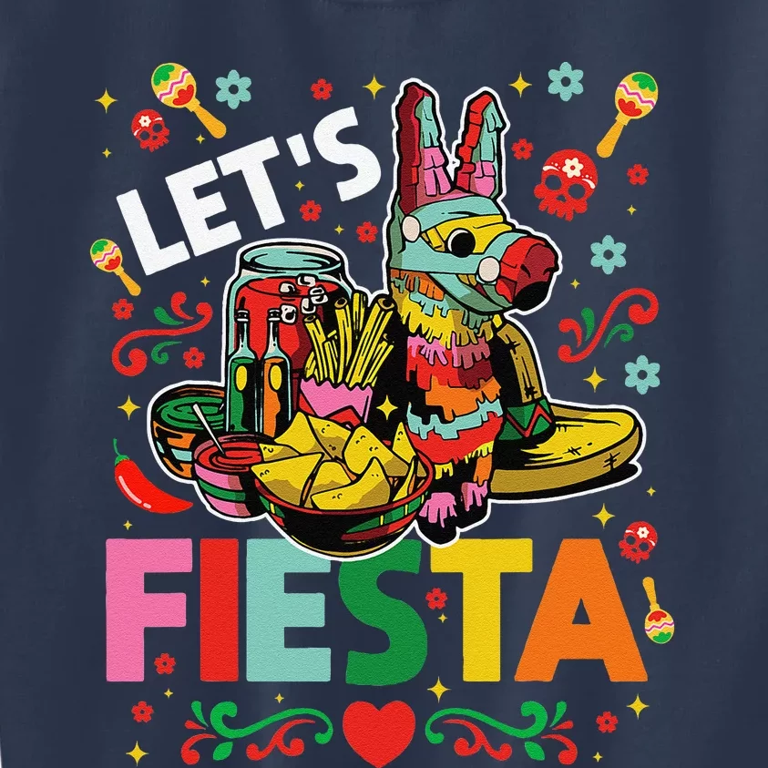 LetS Fiesta Cinco De Mayo Camisa Mexicana Hombre Kids Sweatshirt