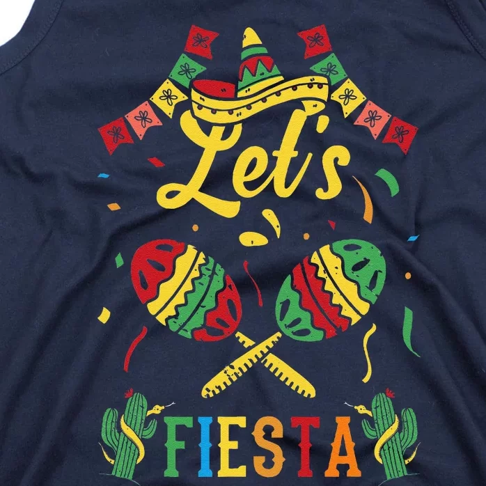 LetS Fiesta Cinco De Mayo Tank Top