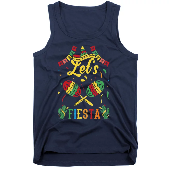 LetS Fiesta Cinco De Mayo Tank Top