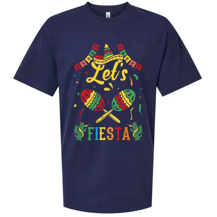 LetS Fiesta Cinco De Mayo Sueded Cloud Jersey T-Shirt