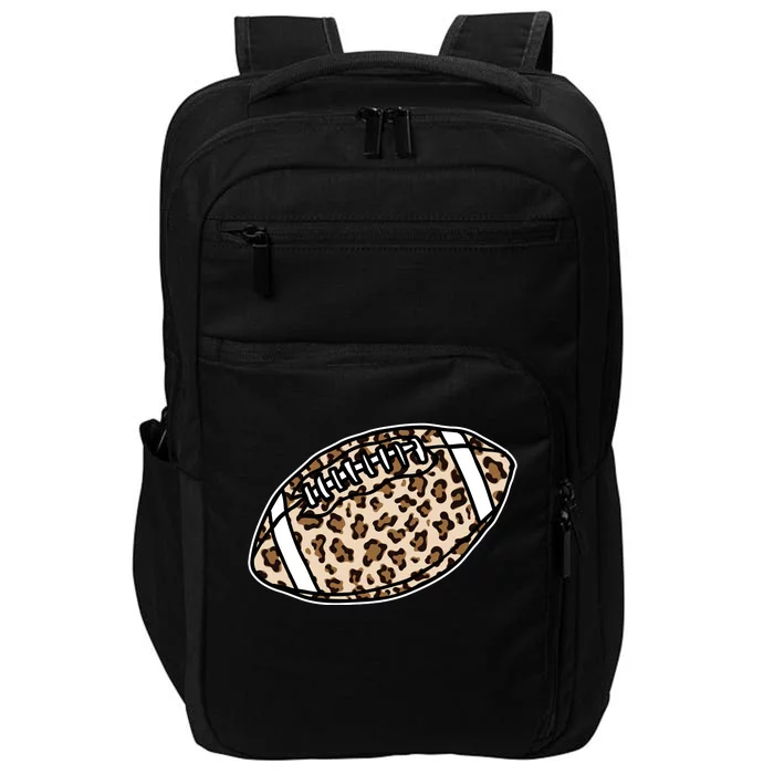 Leopard Football Cute Gift Impact Tech Backpack