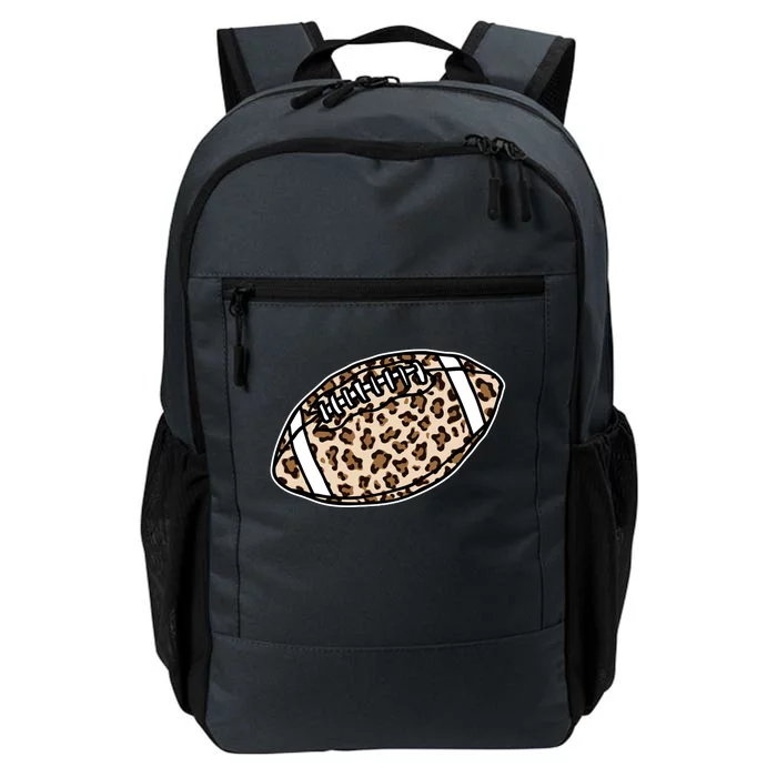 Leopard Football Cute Gift Daily Commute Backpack