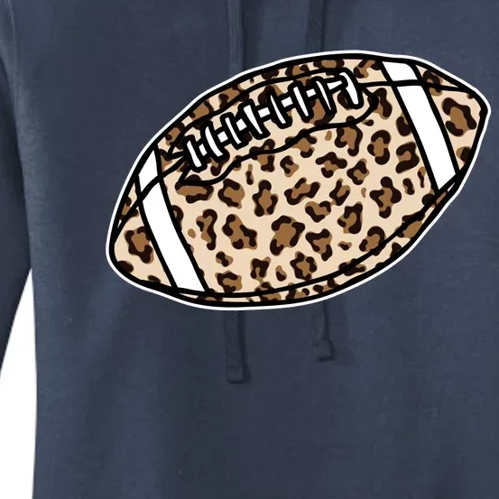 Leopard Football Cute Gift Women's Pullover Hoodie