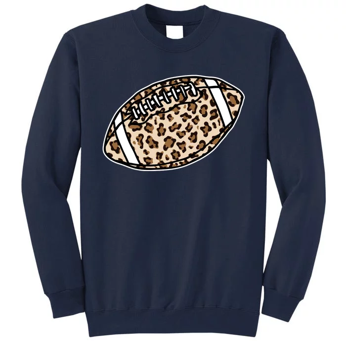 Leopard Football Cute Gift Tall Sweatshirt