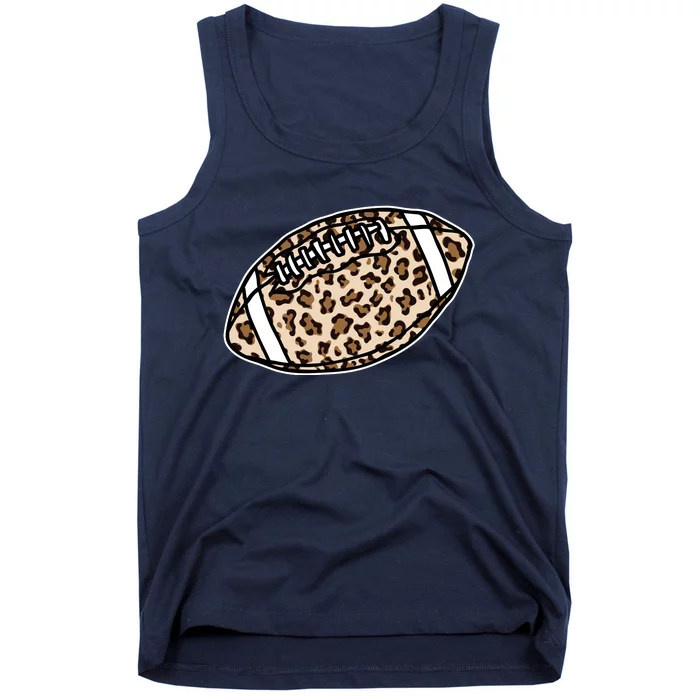 Leopard Football Cute Gift Tank Top