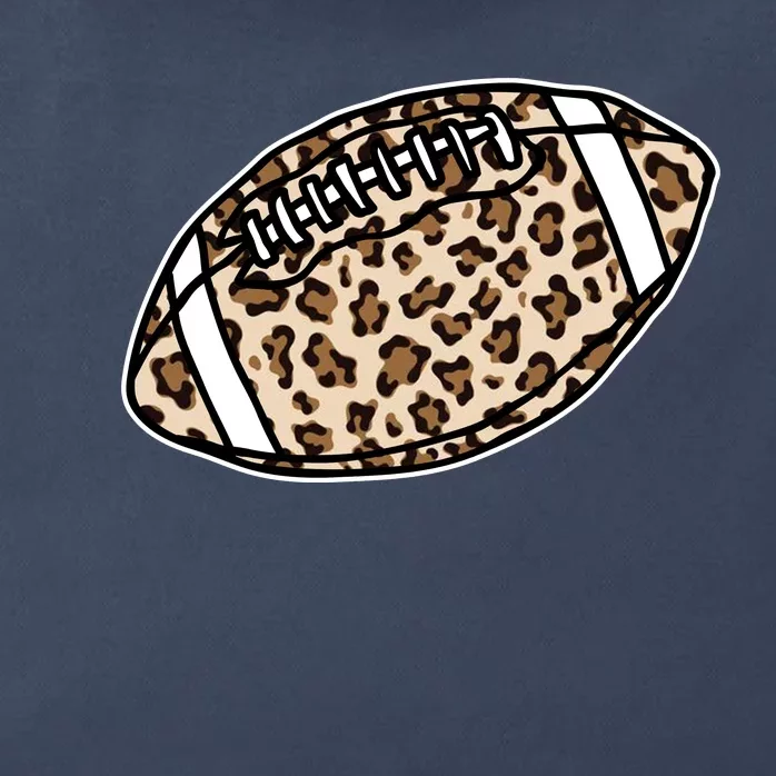 Leopard Football Cute Gift Zip Tote Bag