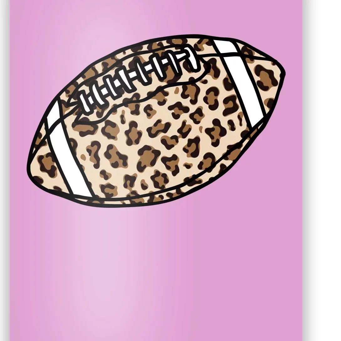 Leopard Football Cute Gift Poster