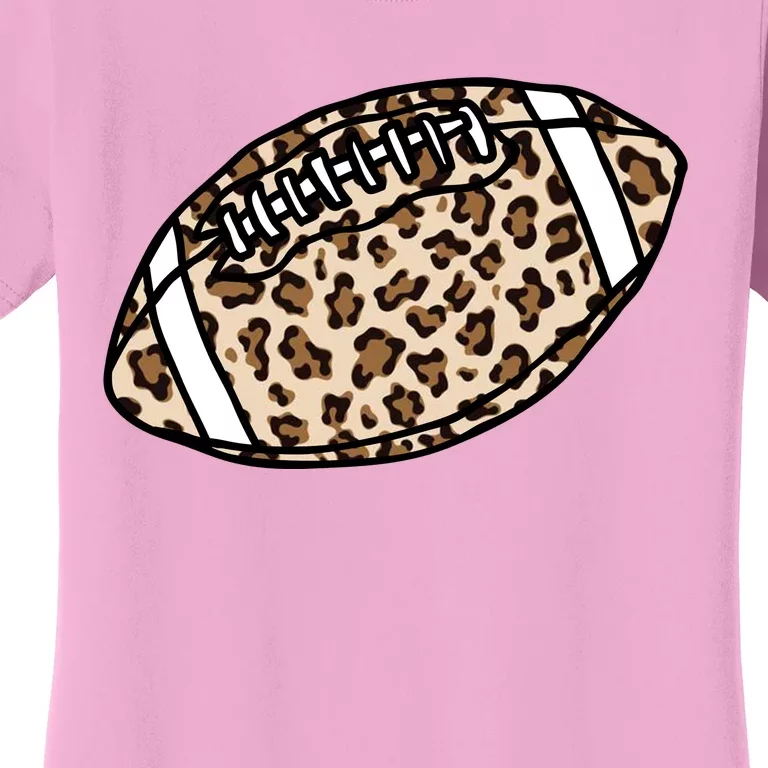 Leopard Football Cute Gift Women's T-Shirt