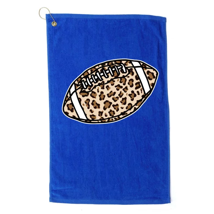 Leopard Football Cute Gift Platinum Collection Golf Towel