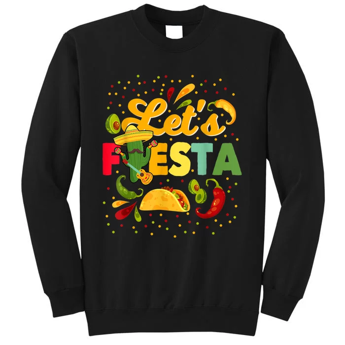 Lets Fiesta Cinco De Mayo Camisa Mexicana Para Hombres Mujeres Y NiñOs Tall Sweatshirt