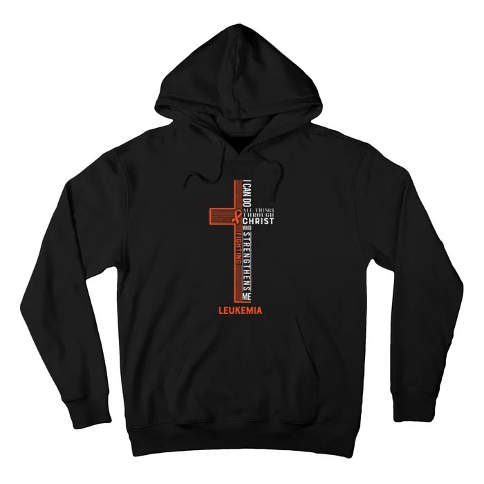 Leukemia Fight Cancer Ribbon (1) Hoodie