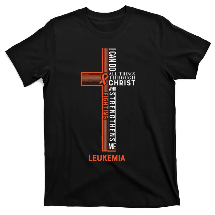 Leukemia Fight Cancer Ribbon (1) T-Shirt