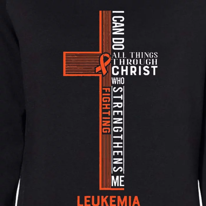 Leukemia Fight Cancer Ribbon (1) Womens California Wash Sweatshirt