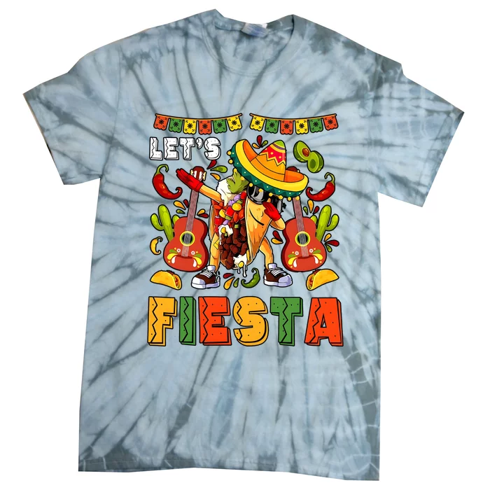 LetS Fiesta Cinco De Mayo Mexican Friends Tie-Dye T-Shirt