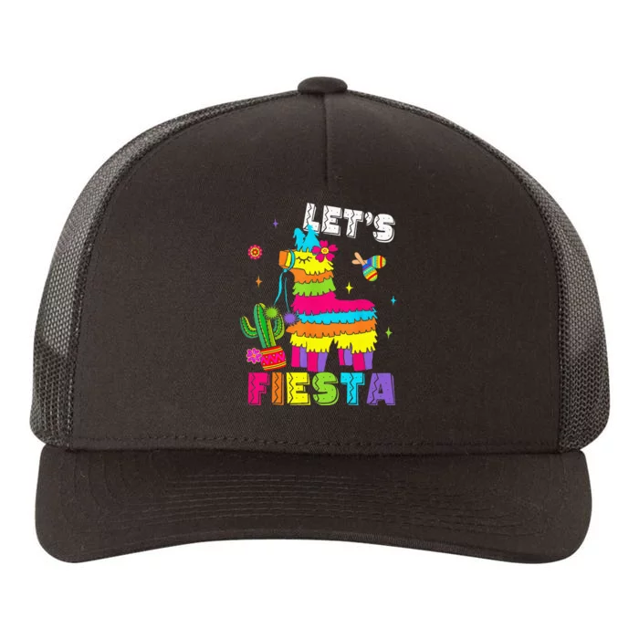 Lets Fiesta Cinco De Mayo Mexican Party Mexico Yupoong Adult 5-Panel Trucker Hat