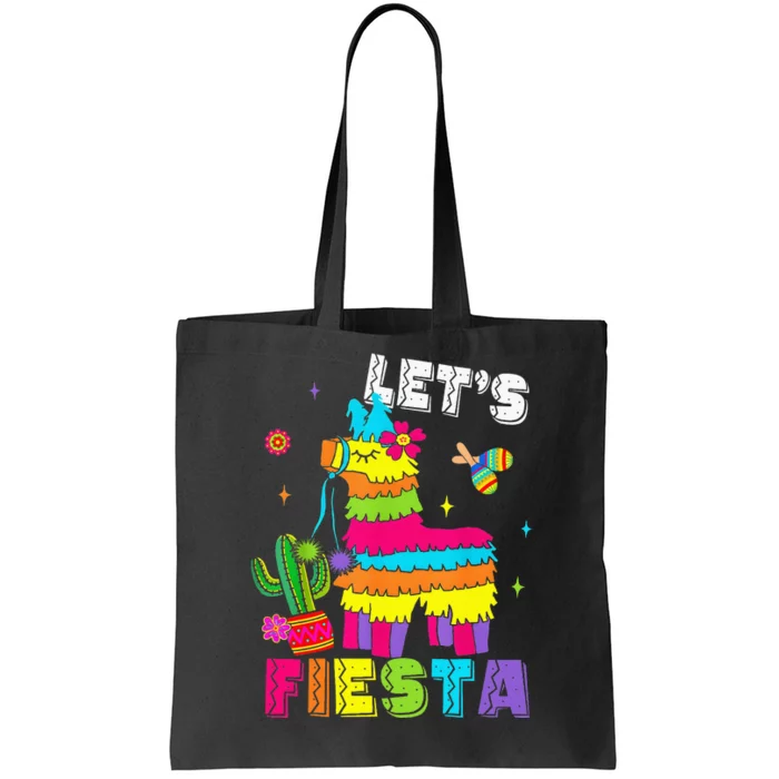 Lets Fiesta Cinco De Mayo Mexican Party Mexico Tote Bag