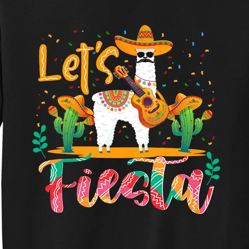 LetS Fiesta Cinco De Mayo Llama Lover Zookeeper Sweatshirt