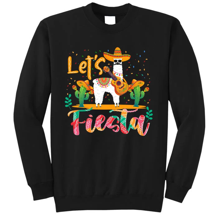 LetS Fiesta Cinco De Mayo Llama Lover Zookeeper Sweatshirt